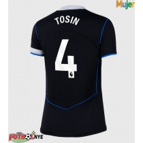 Camiseta Chelsea Tosin Adarabioyo #4 Tercera Equipación para mujer 2025-26 manga corta